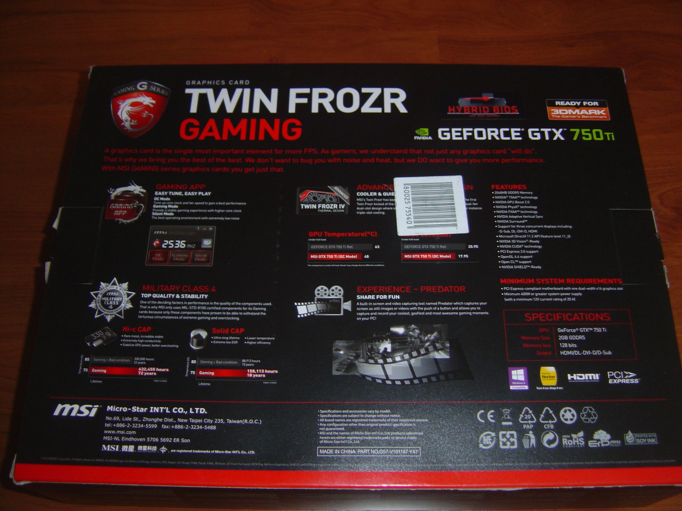 Msi GTX750ti Twin Frozr Gaming Kullanıcı İncelemesi Sayfa 1 5 Msi GTX750ti Twin Frozr Gaming Kullanıcı İncelemesi Sayfa 1 5