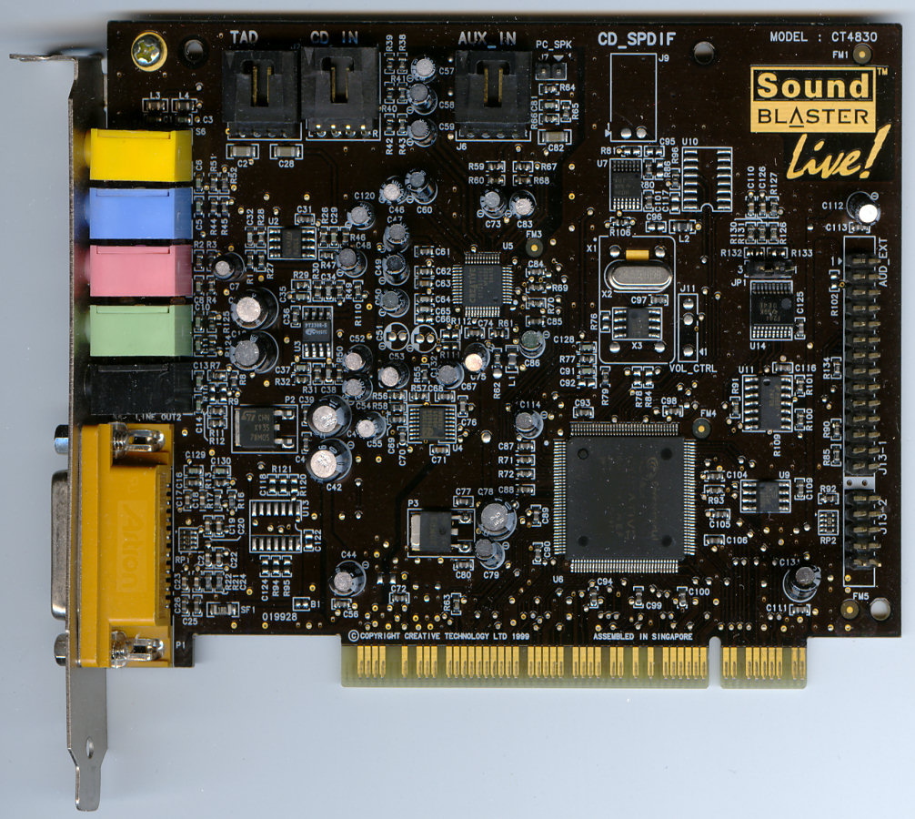 Sound blaster ct4830 windows 7