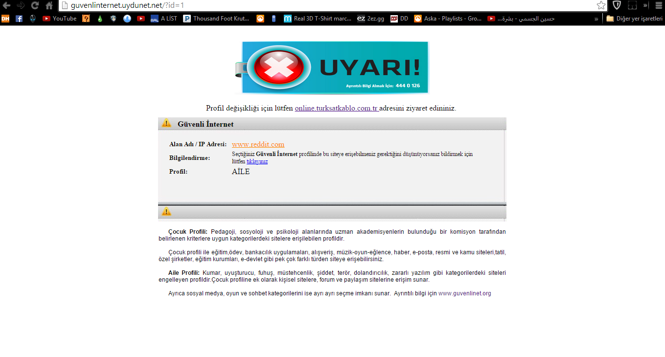 Güvenli internet hizmeti nedir?