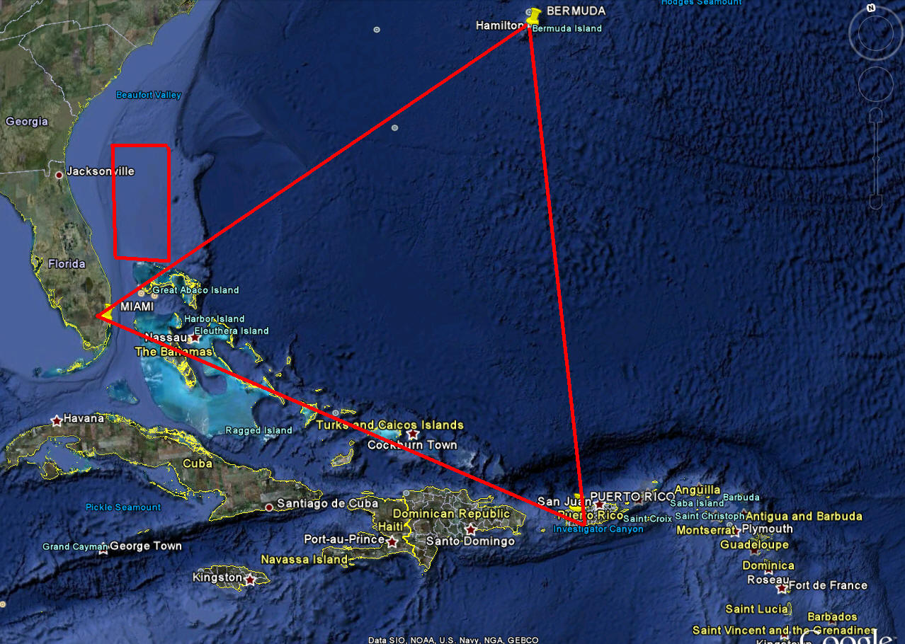 Bermuda Üçgeni. Atlas Okyanusunun Altındaki Piramit Bermuda Üçgeni. Atlas Okyanusunun Altındaki Piramit