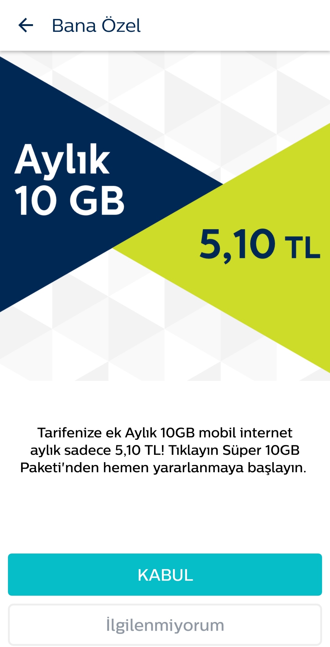 turk telekom aylik ek 3 gb 3 06 ozel teklif donanimhaber forum