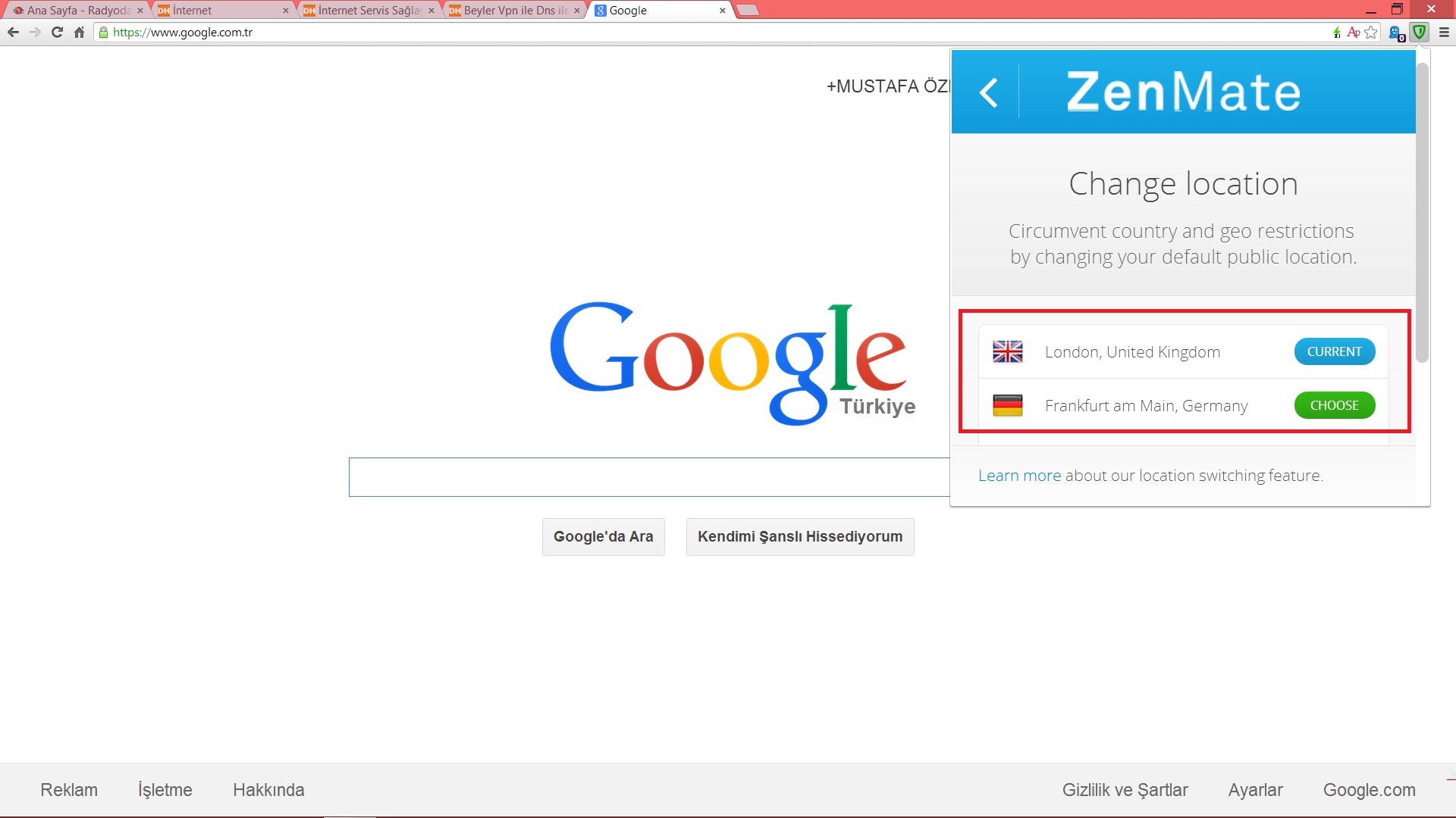 Zenmate For Google Chrome