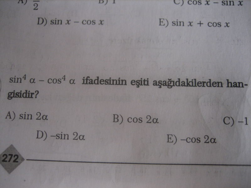 Trigonometri Sorularım Yeni Sorular İlk Mesajda DonanımHaber Forum