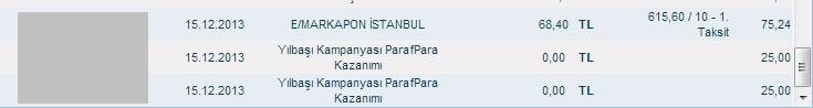  PARAFTAN 50 TL PARAFPARA(YENİ YIL KAMPANYASI)