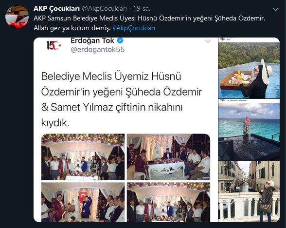 AKP'LİLERİN ÇOCUKLARININ LÜKS YAŞAMINI KARE KARE İFŞA ETTİLER
