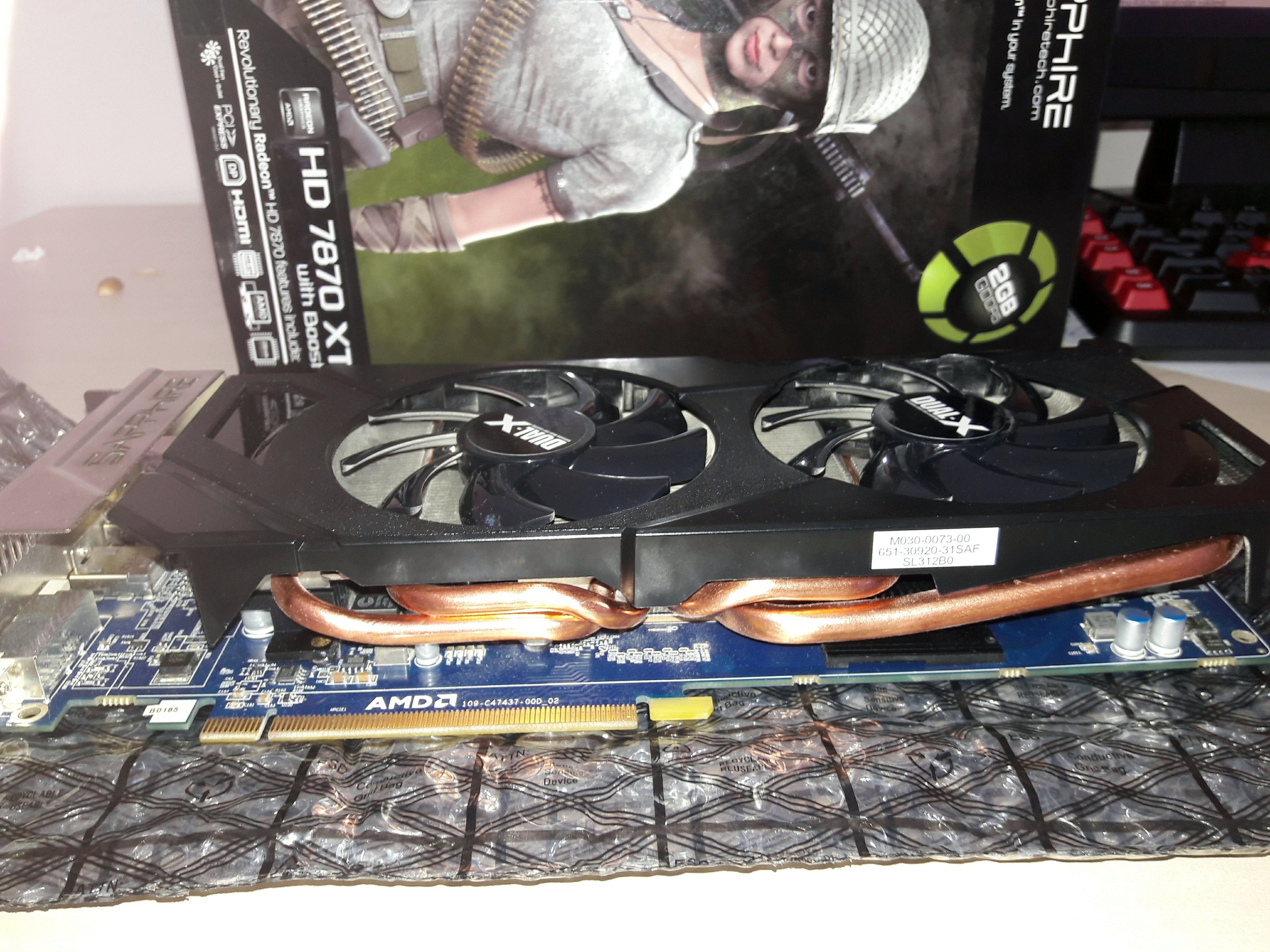  [SATILDI] SAPPHIRE 7870 XT 256 Bit 2 GB GDDR5 /KUTULU