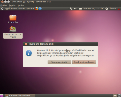  Ubuntu ve Türevleri Ana Konu