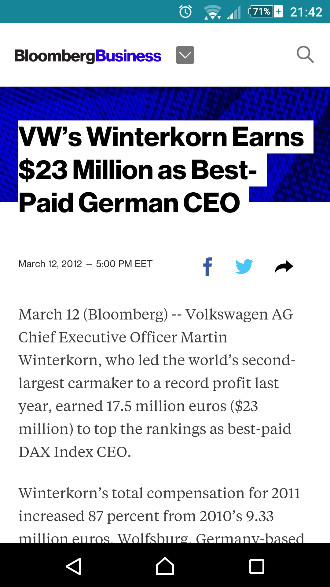  FLAŞ!!! VW CEO'SU MARTIN WINTERKORN İSTİFA ETTİ!