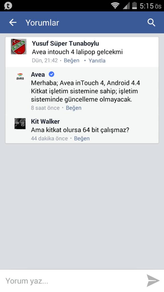  Avea İn Touch 4 / ANA KONU