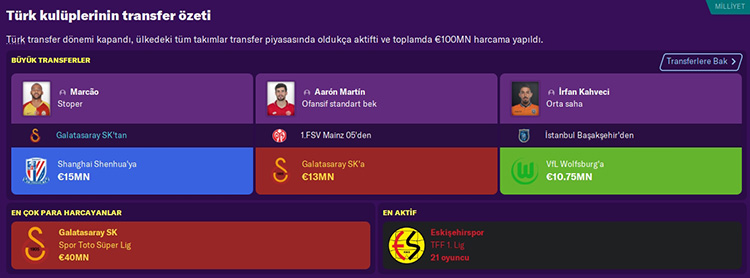 FM20 | DS | Galatasaray | Kariyer Sonu | 5 Sezon'da 15 Kupa - Avrupa'da 3 Büyük Final