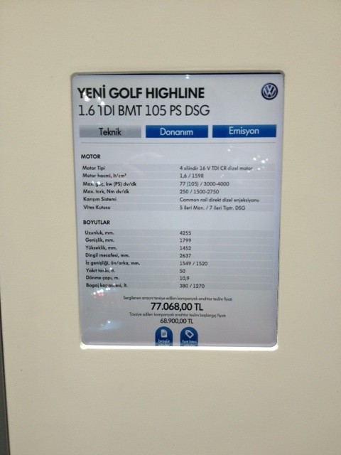  YENİ GOLF 7 İncelemesi Autoshow 2012