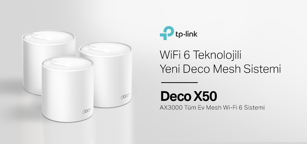 WiFi 6 Teknolojili Yeni Deco Mesh Sistemi