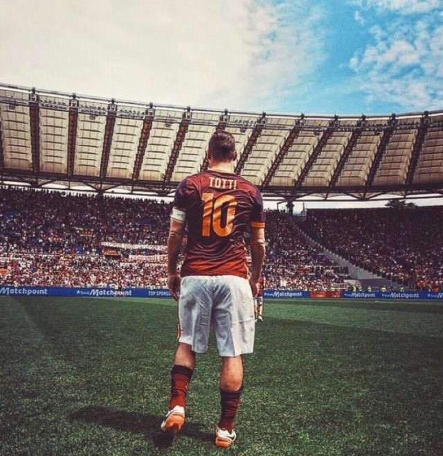  Totti'den Roma'ya veda mektubu..