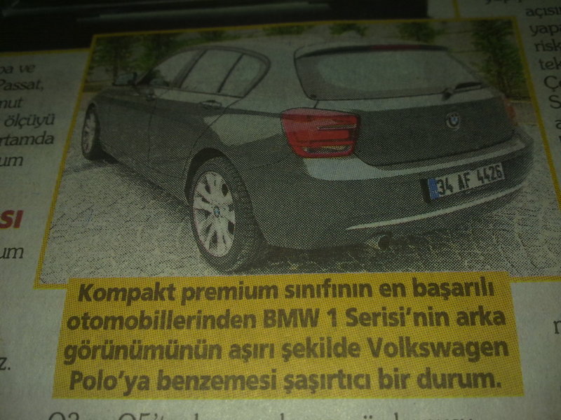  Taklitçi BMW habere bakın