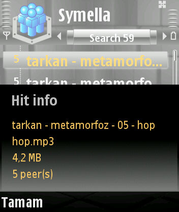  S60 V3 OS 9.1'SADECE'Program Alanı (___)