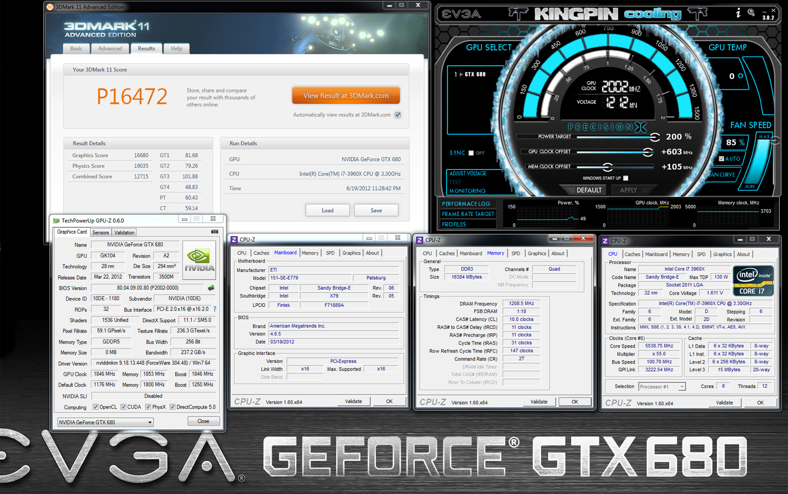  '' EVGA GTX 680 Classified 4GB '' 2 GHz e çıkarıldı