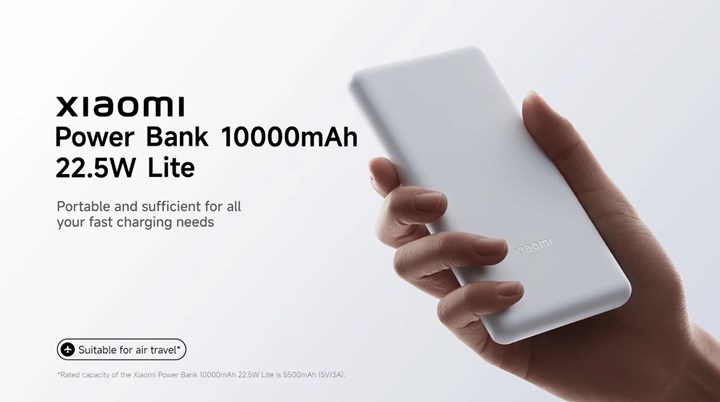 Xiaomi Power Bank 10000mAh 22.5W Lite, çok yakında küresel pazarlarda