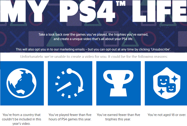 'Benim PS4 Hayatım' ile kendi oyun tarihinizi keşfedin