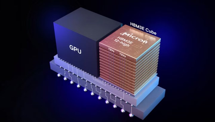 Micron'un 12 katmanlı 36 GB kapasiteli HBM3E belleği üretime hazır