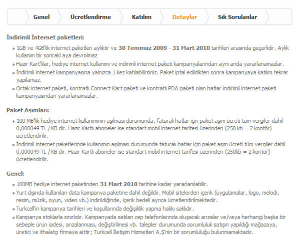 Turkcell'in eksik bilgiler içeren iPhone internet kampanyası