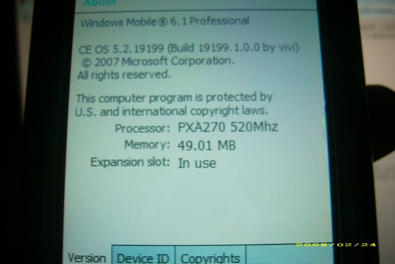  ASUS P525 için WM6.1 çıktı!!!