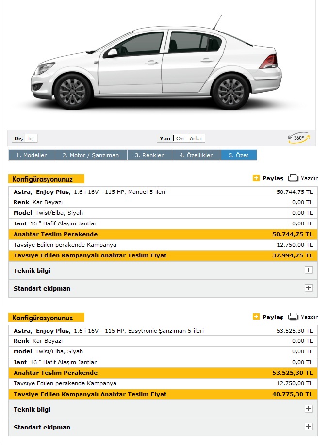  Astra H 1.6 115 HP