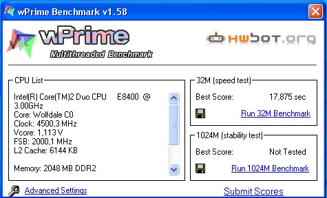  WPRIME süper bir CPU Benchmark.Haydi Kendine Güvenenler?( SIRALAMALI...)