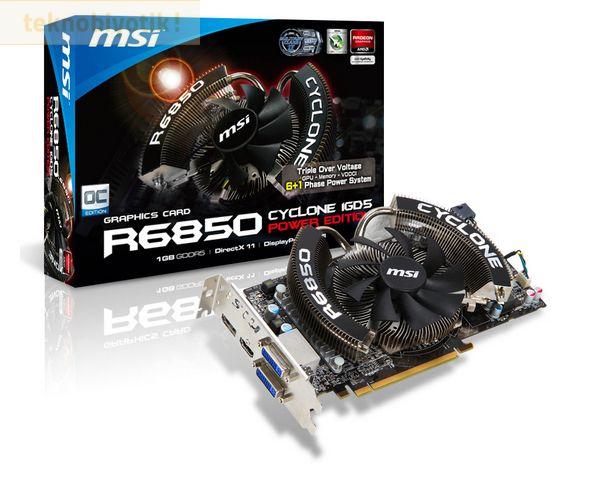  Satılık/Takaslık MSI HD6850 Cyclone Power Edition