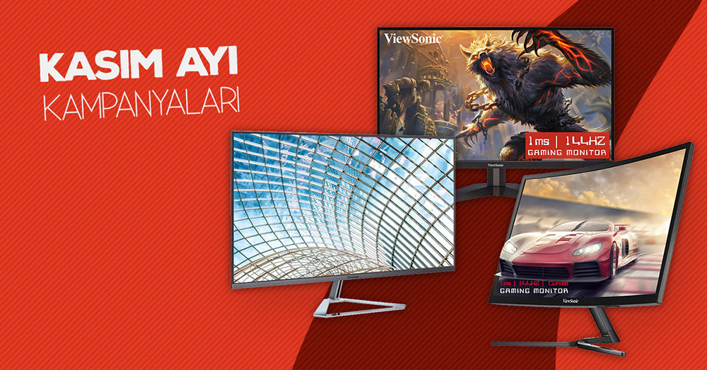 Viewsonic Kasım Ayı Monitör Kampanyaları