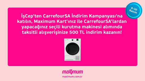 CarrefourSa Kart'la; indirimi yakala