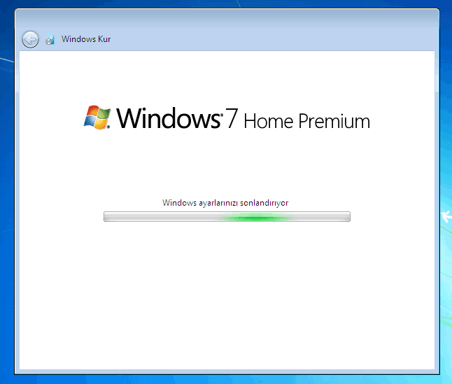Windows 7 Sp1 Home Premium x86 Türkçe - 01.01.2018