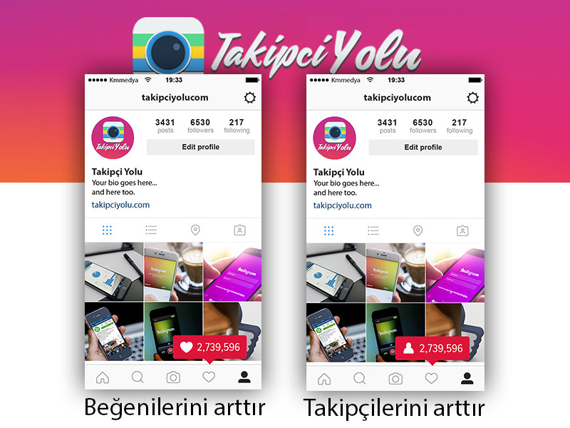 TakipciYolu - Takipçi, Beğeni, Yorum Paneli