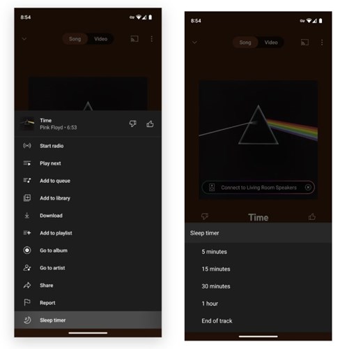 YouTube Music'e uyku zamanlayıcı özelliği geliyor