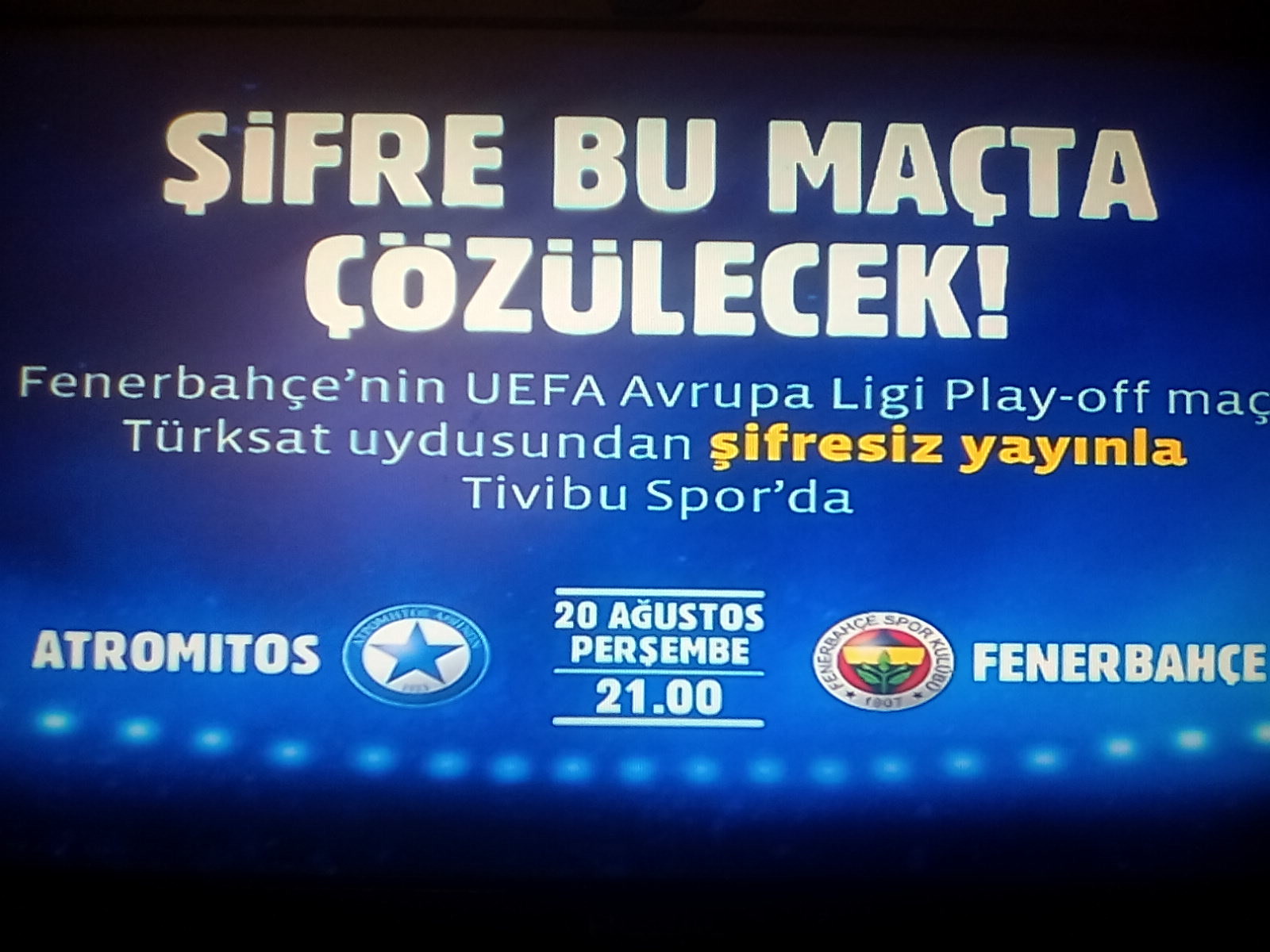  Fenerbahce Atromitos Şifresiz