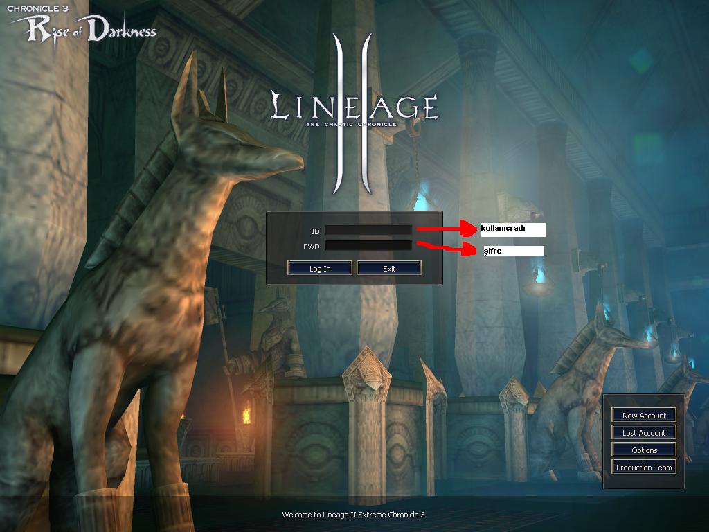  LineageII download, kurulum, üyelik[RESIMLI ANLATIM] Server: L2eXtreme