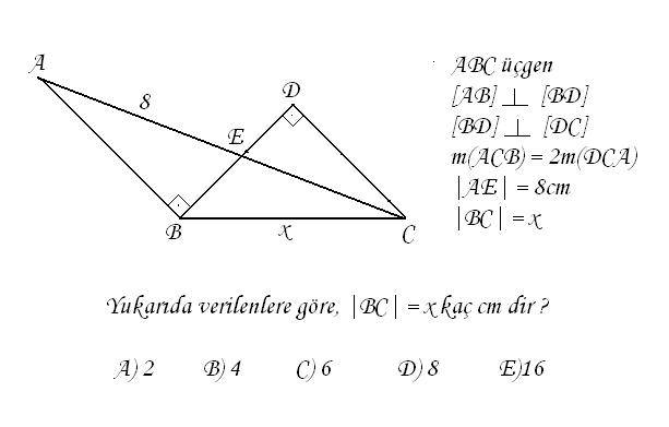  Bir Geometri Sorusu...