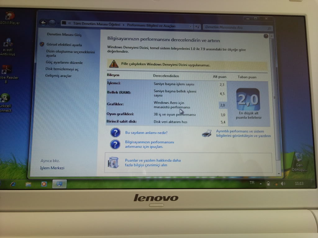  LENOVO S10-2 NETBOOK >>>> TEK BAŞLIK