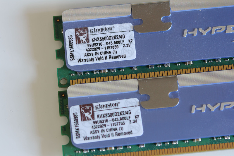  [SATILDI]KINGSTON HYPERX DDR2 2X2GB 1066 MHZ RAM