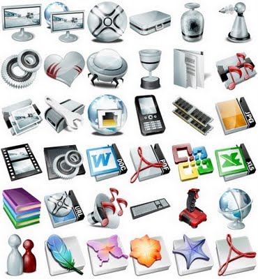  Simgeler, Pngler, Fare İşaretçileri (Icons, Pngs, Cursors)