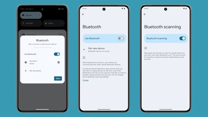 Android 15, Bluetooth'u tamamen kapatmanıza izin vermeyecek