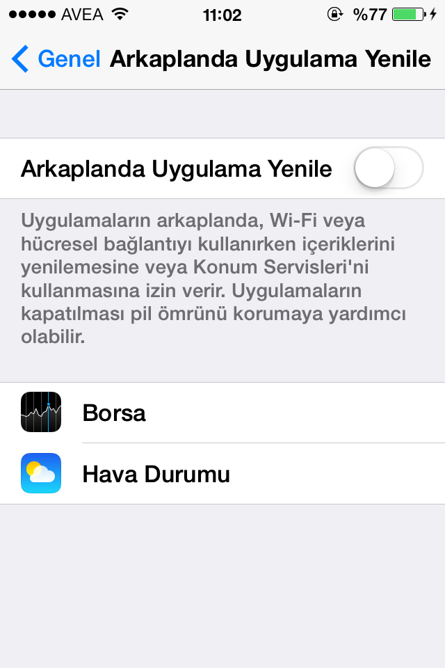  iOS 7 İpuçları: Pil, Performans ve Dahası