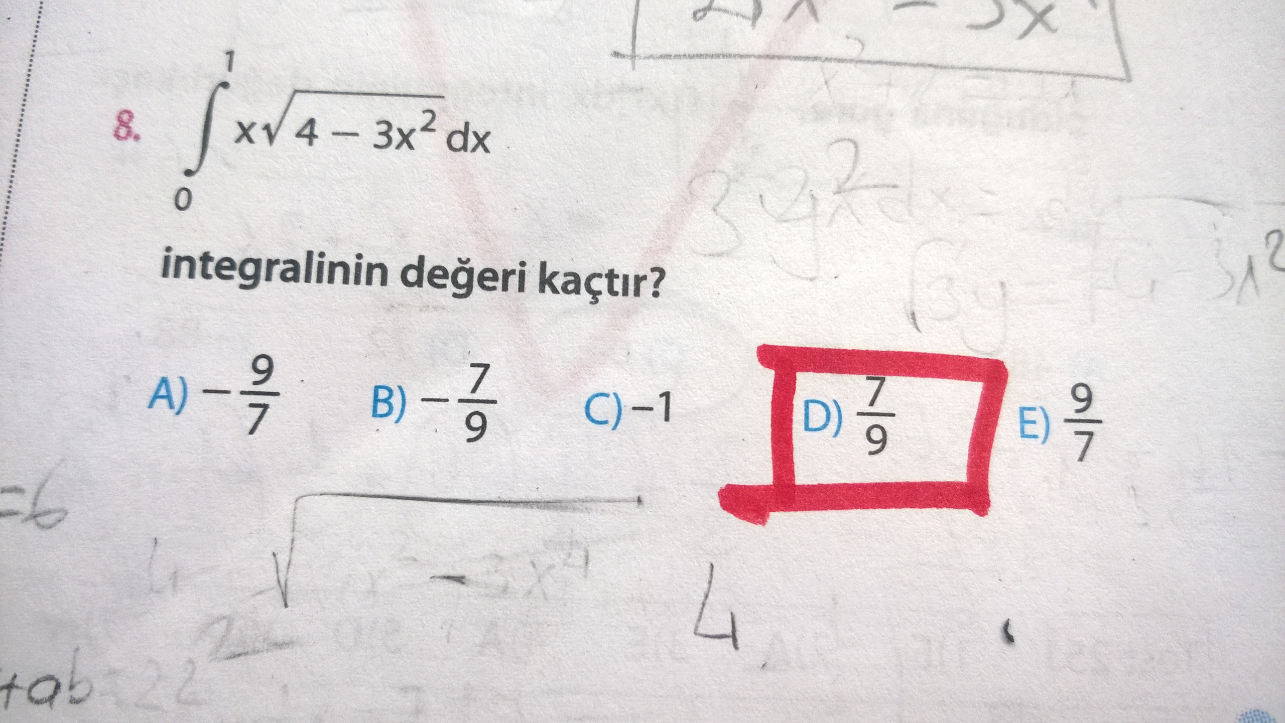  birkaç kolay mat2 sorusu