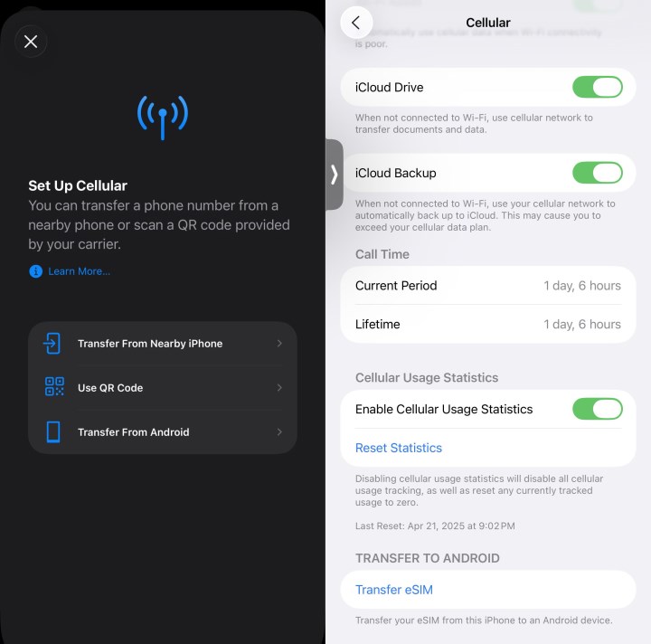 iOS 26 ile iPhone ve Android arasında eSIM aktarımı yapılabilecek