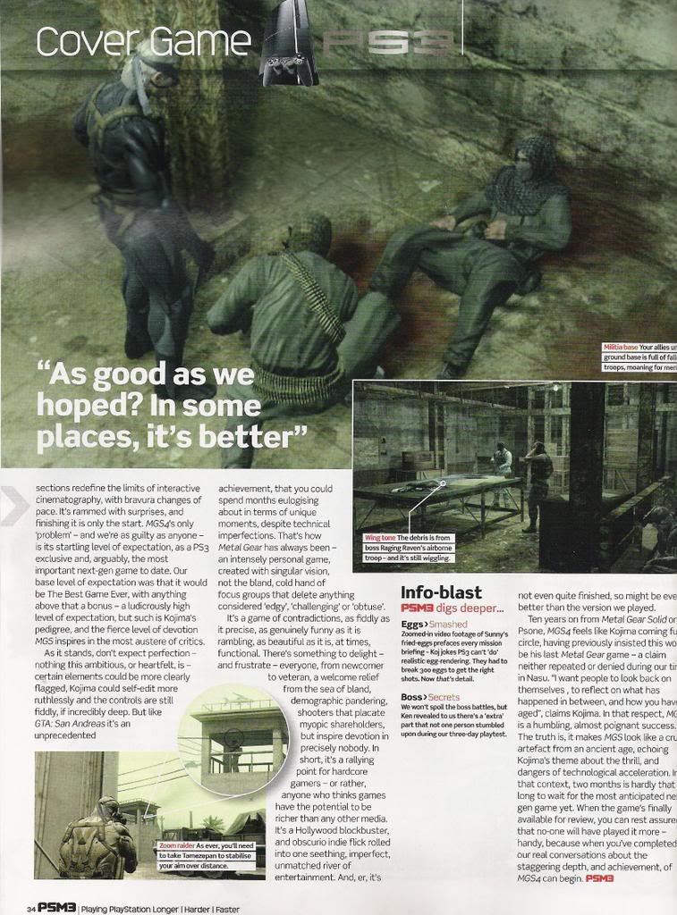  MGS 4: PSW Ön İncelemesi - 12 Sayfa Dergi Çıktısı Burada