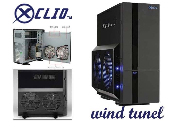  Satılık XCLIO WIND TUNNEL (2x25cm,1x12cm fan)