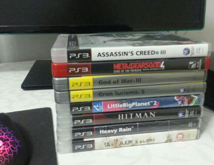  SATILIK PS3 OYUNLARI (AC3,Heavy Rain,Hitman TR,MGS4,SAW,GoW3)