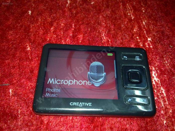  Acil Satılık Creative Mp4 Player Radyolu