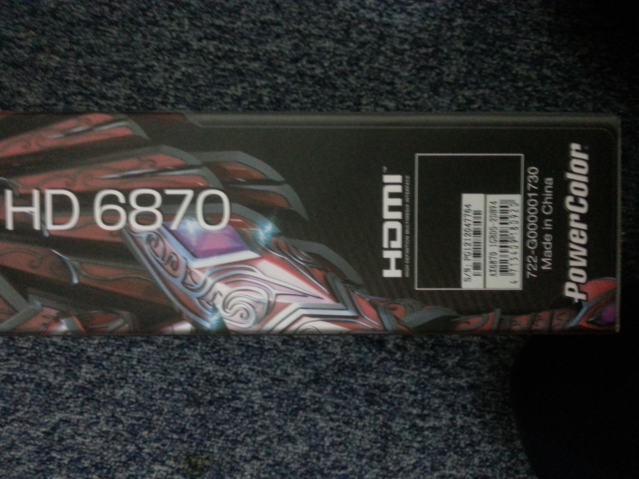  satildi Powercolor HD6870