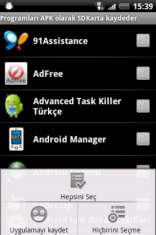  Android Program Türkçeleştirme (Sürekli Programlar Ekleniyor)