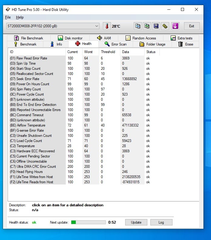 Seagate 2TB Barracuda 256MB 7200rpm (ST2000DM008) Harddisk - SATILMIŞTIR